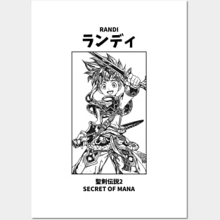 Randi Secret of Mana Posters and Art